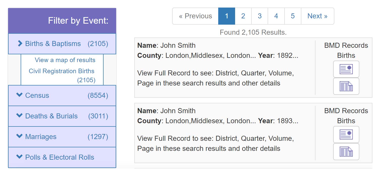 Roots UK Search Results